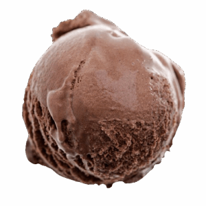 2 boules de crème glacée
