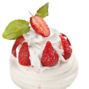 Pavlova aux fraises